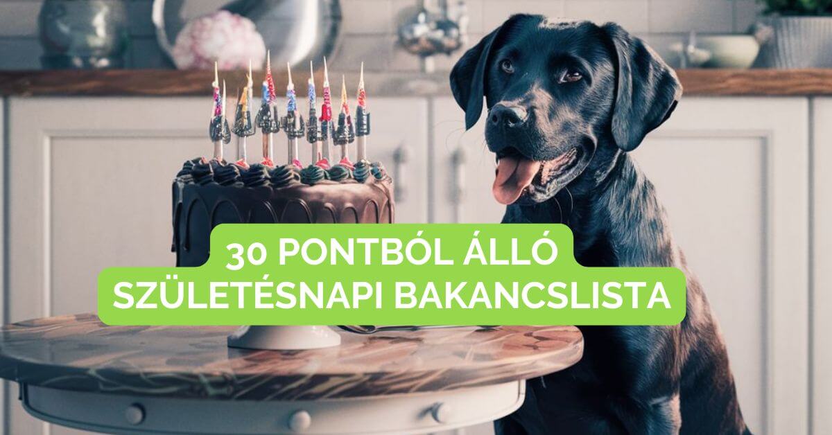 30 pontból álló születésnapi bakancslista